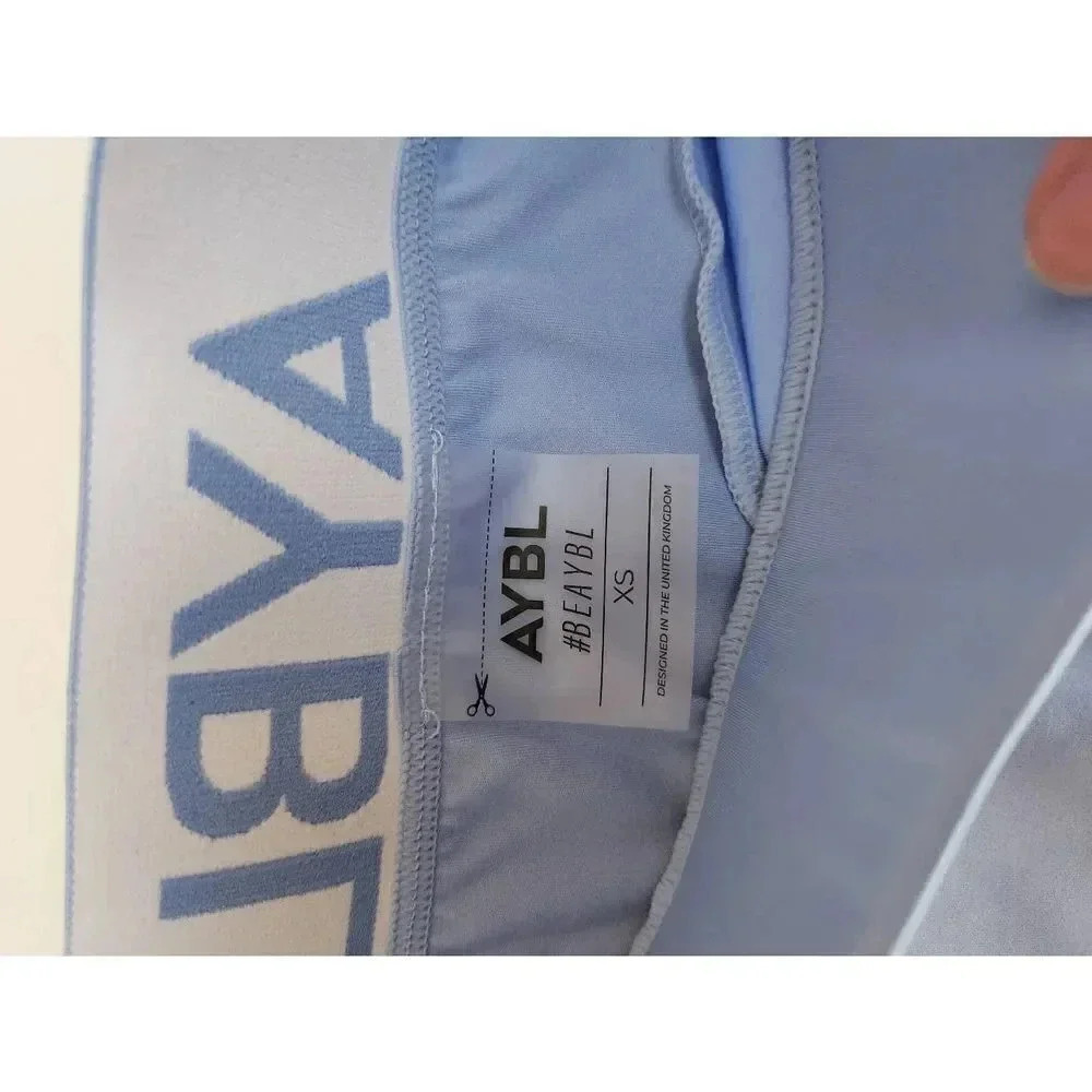 AYBL leggings size XS. Light blue with pockets - Picture 3 of 6